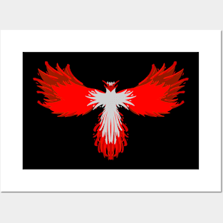 Red Phoenix Posters and Art